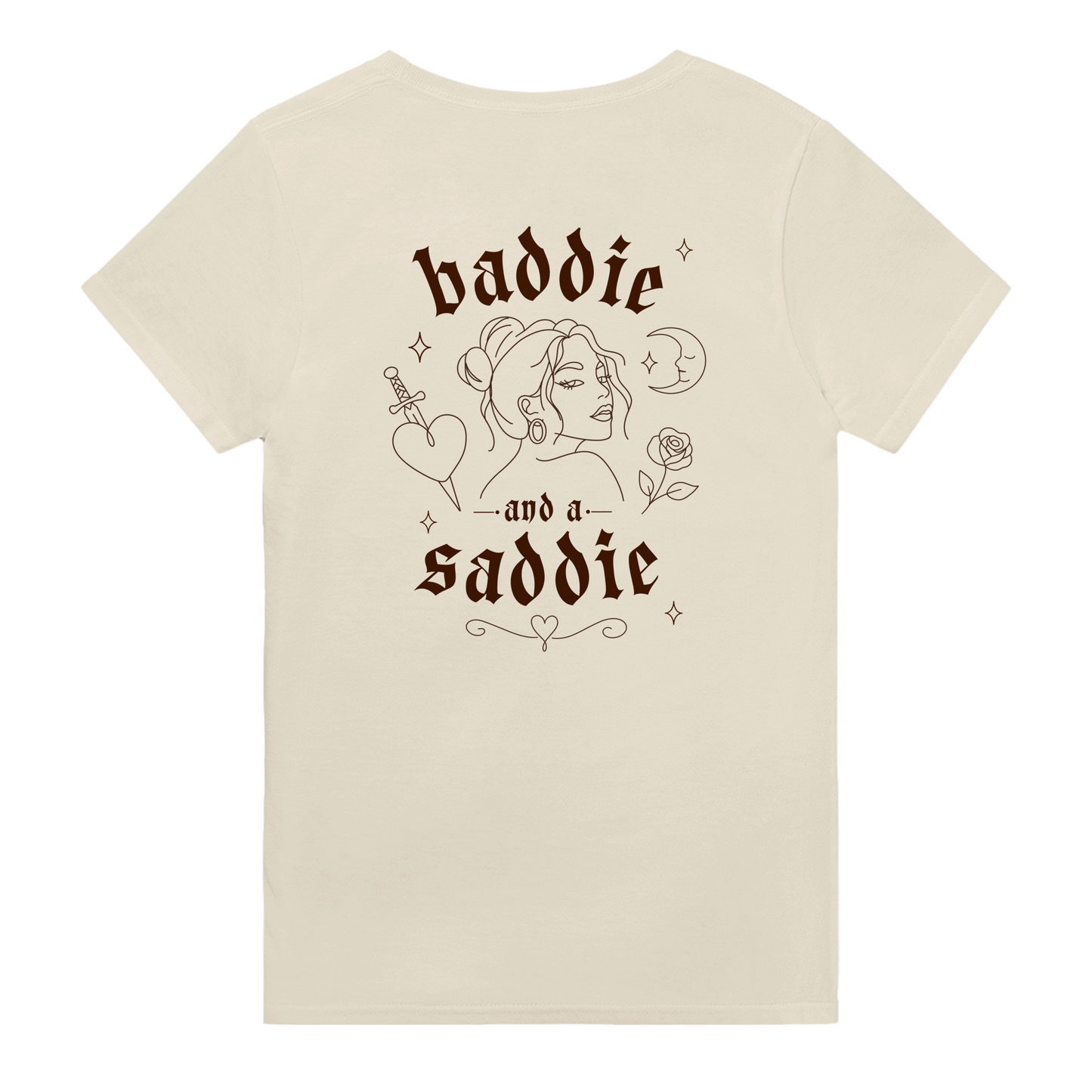 Baddie and a Saddie Unisex Cotton Tee
