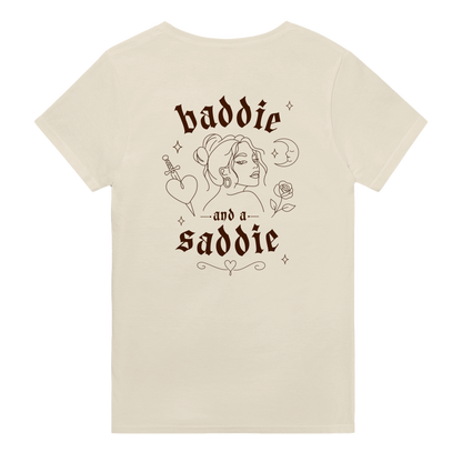 Baddie and a Saddie Unisex Cotton Tee
