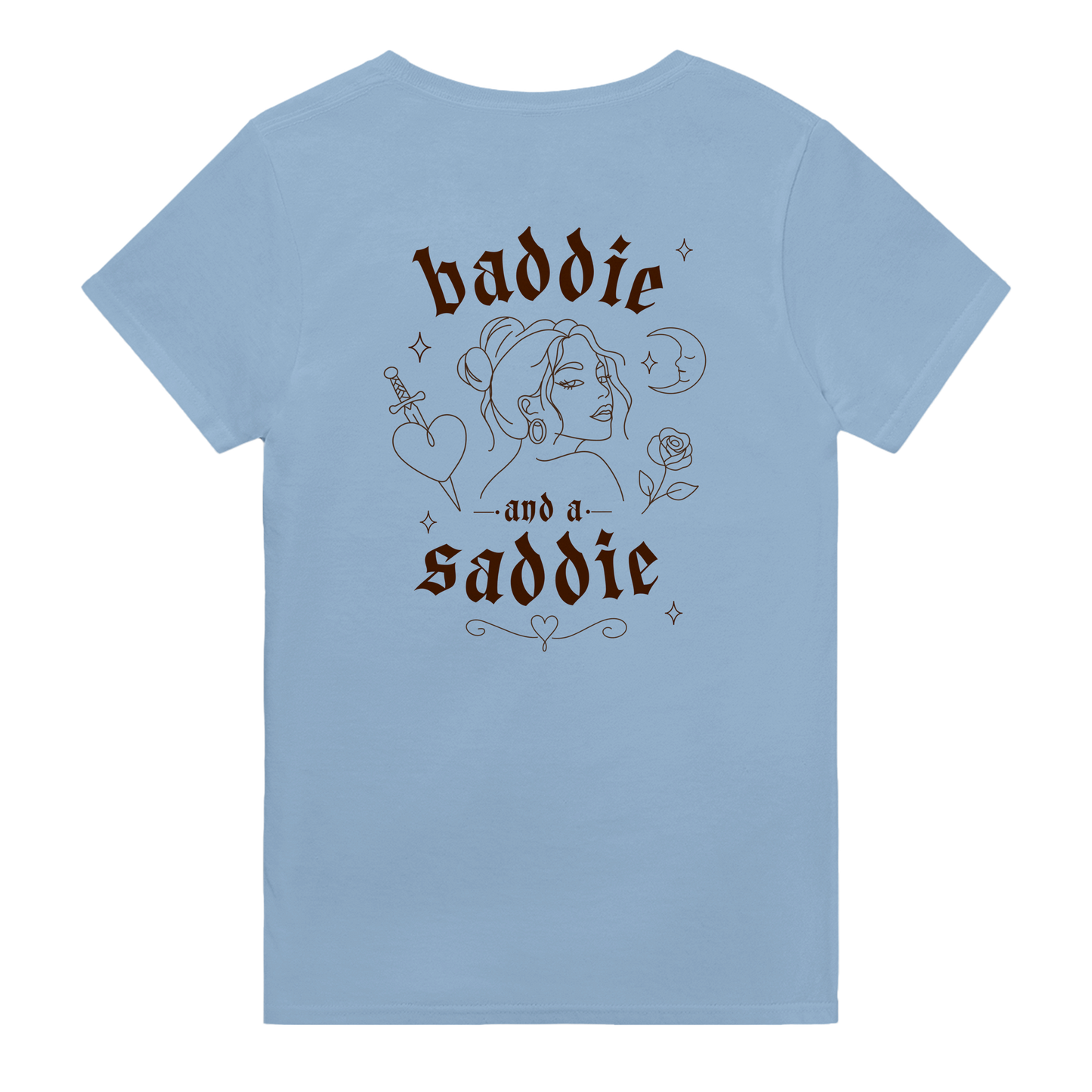 Baddie and a Saddie Unisex Cotton Tee