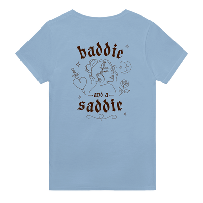 Baddie and a Saddie Unisex Cotton Tee