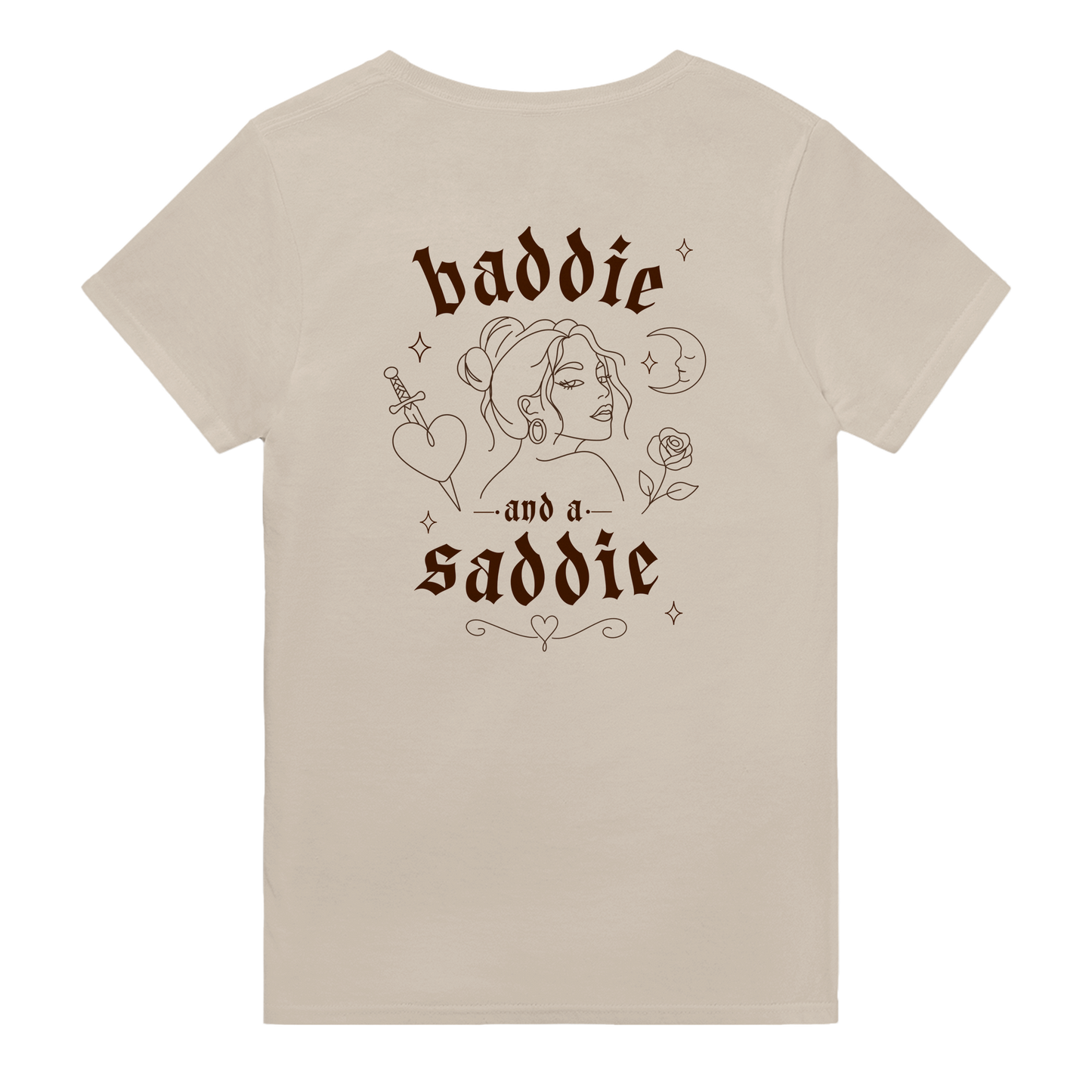 Baddie and a Saddie Unisex Cotton Tee