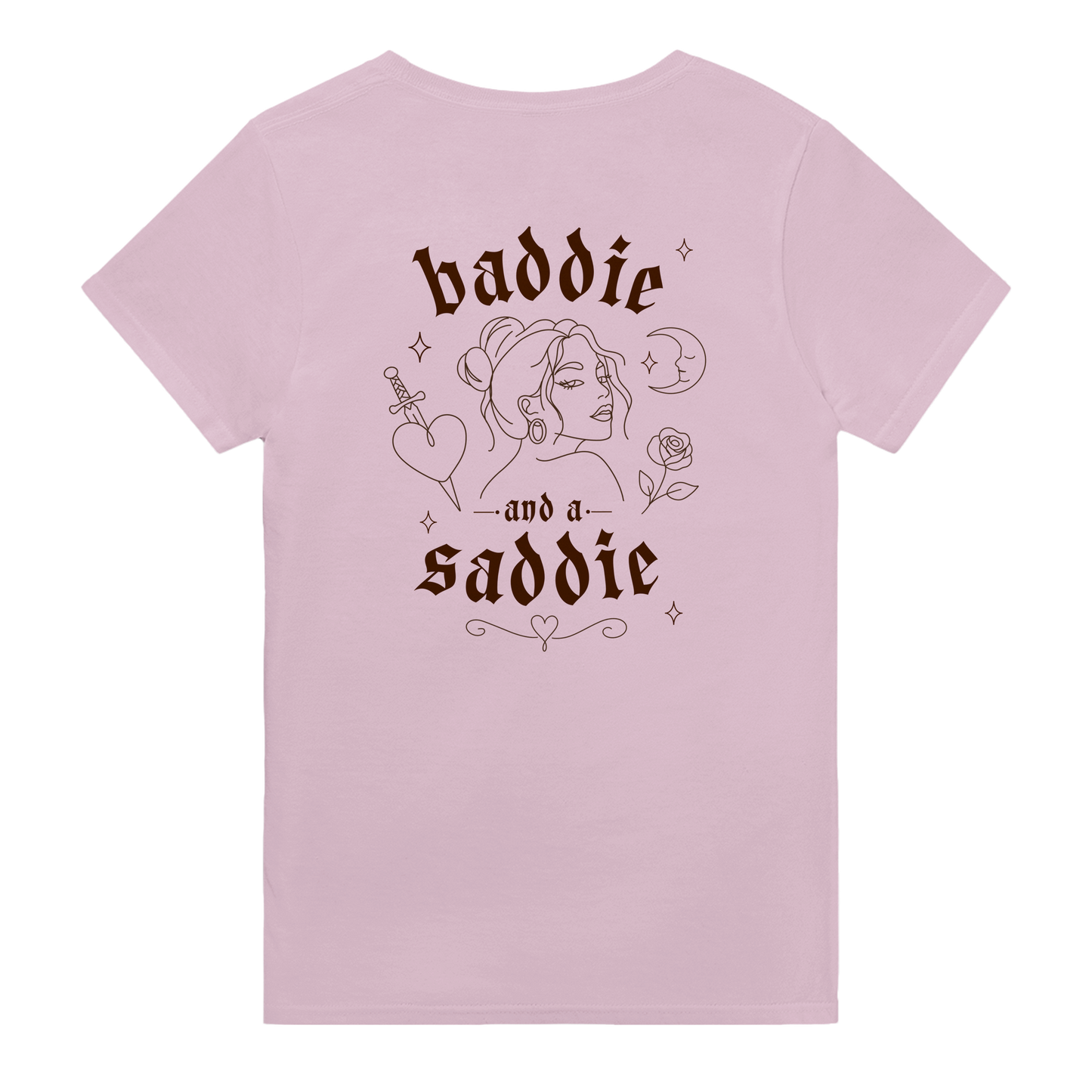 Baddie and a Saddie Unisex Cotton Tee