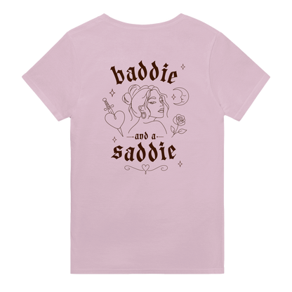 Baddie and a Saddie Unisex Cotton Tee