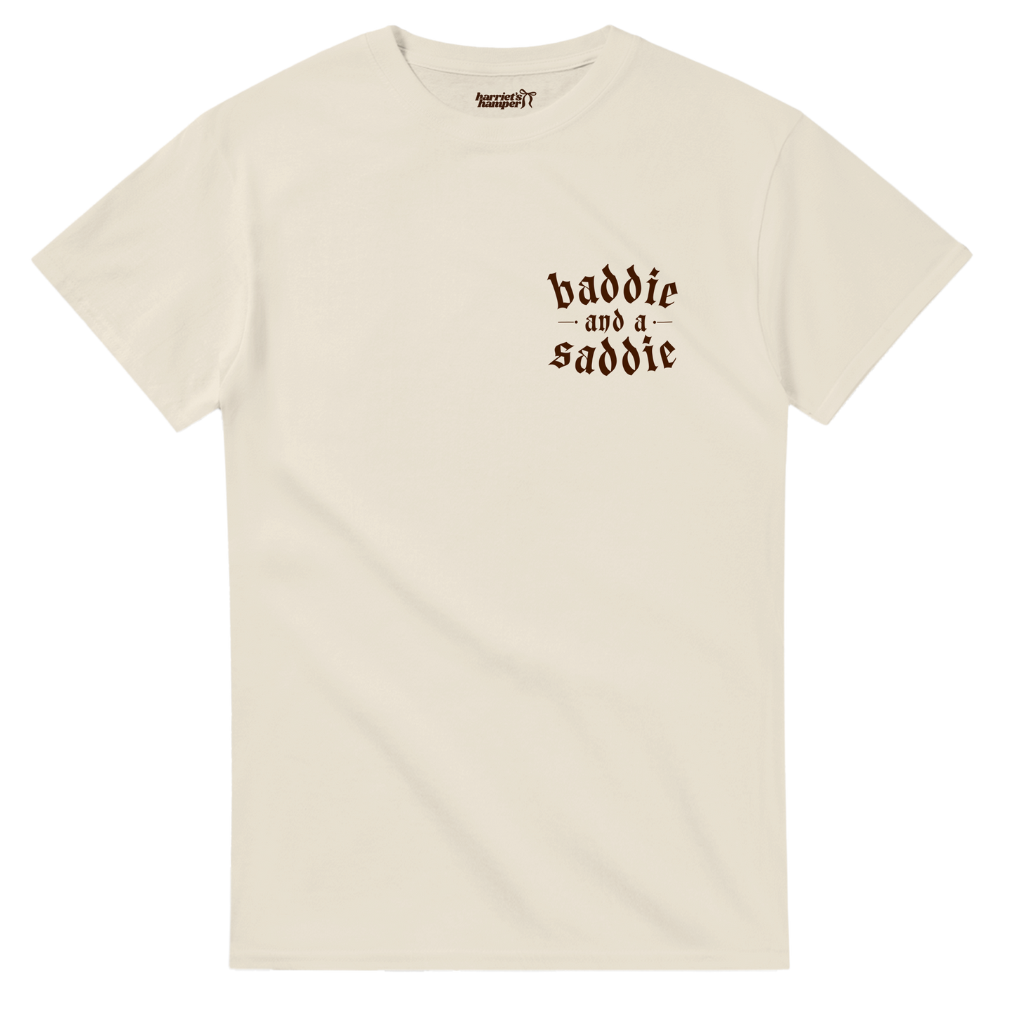 Baddie and a Saddie Unisex Cotton Tee