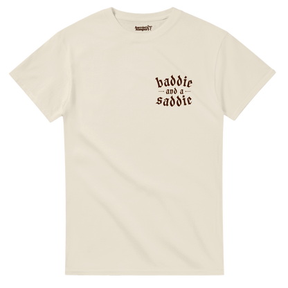 Baddie and a Saddie Unisex Cotton Tee