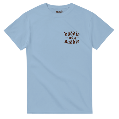 Baddie and a Saddie Unisex Cotton Tee