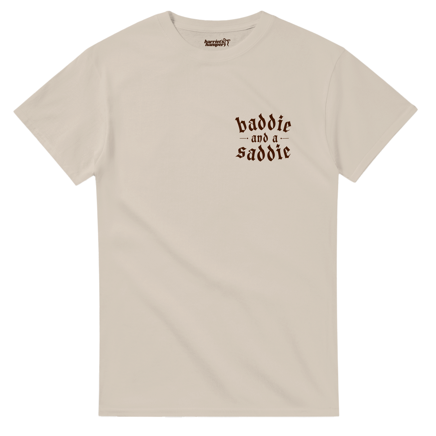 Baddie and a Saddie Unisex Cotton Tee