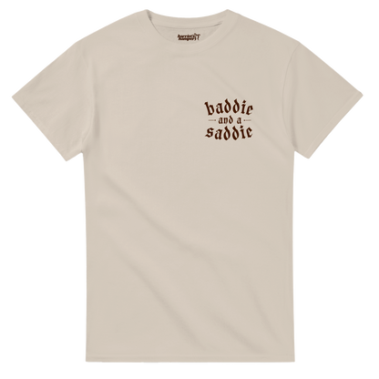 Baddie and a Saddie Unisex Cotton Tee