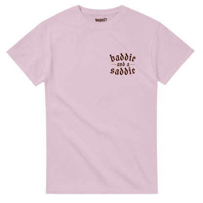 Baddie and a Saddie Unisex Cotton Tee